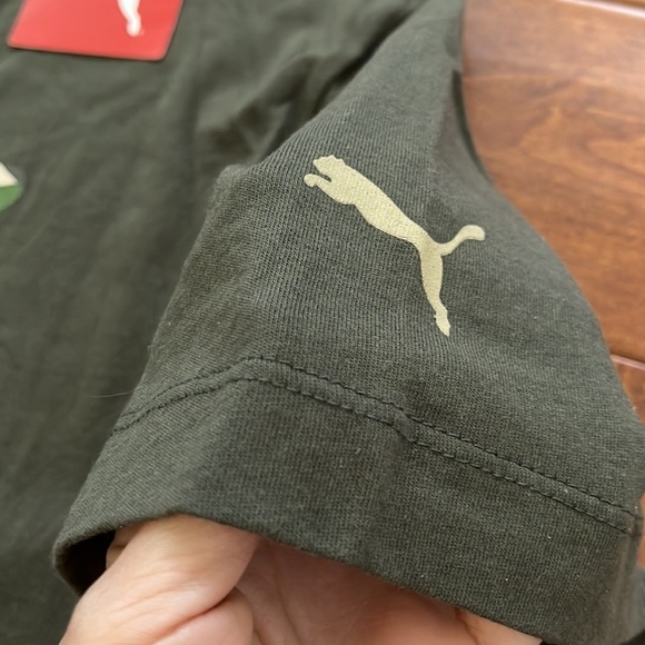 NWT Puma Forest Camo Cat Tee Size XL - Picture 4 of 11